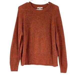 Madewell Women's Rust Crew Neck Sweater